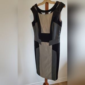 JAX formal dress black grey silver size 10 NWT